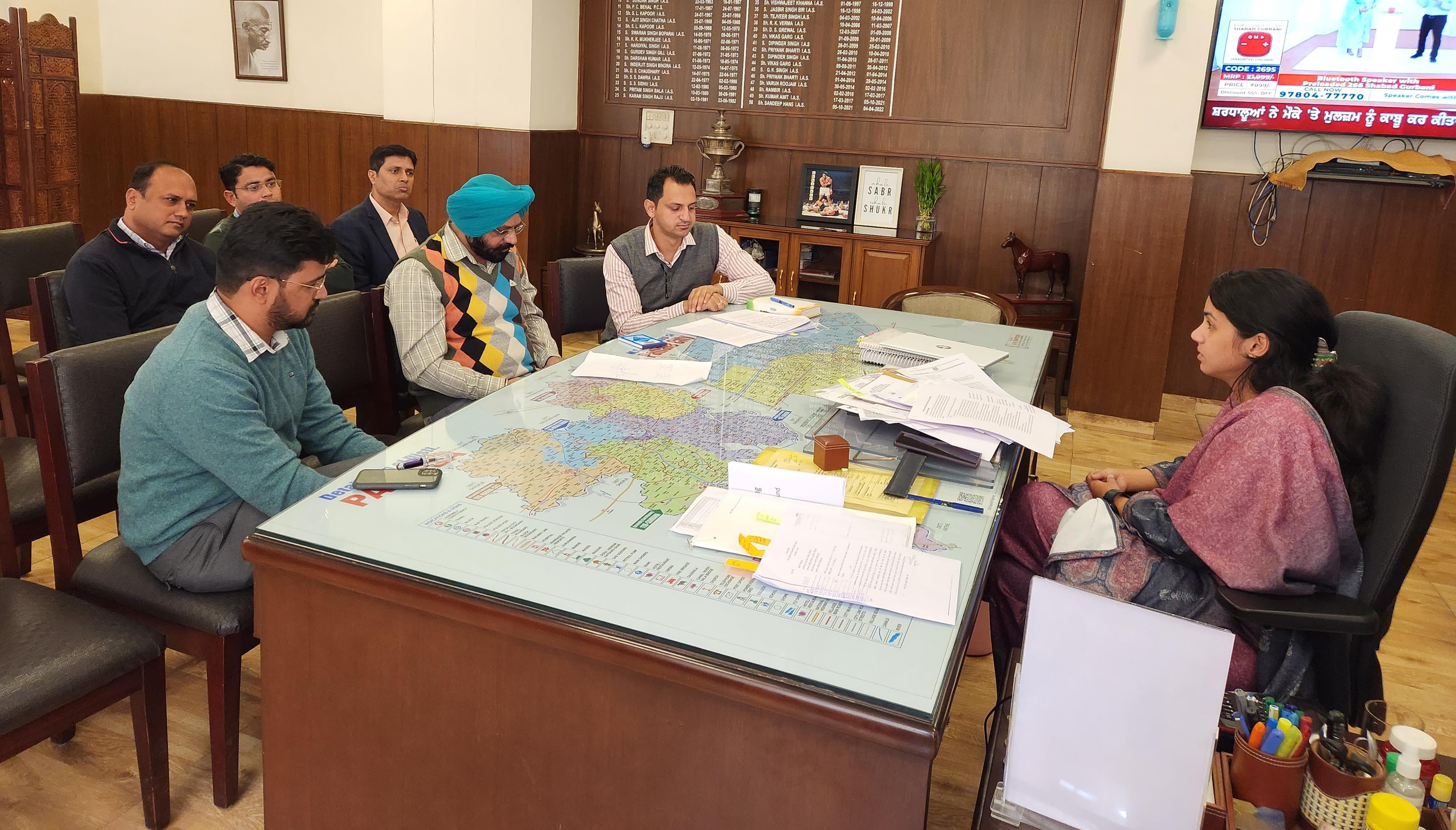 The Deputy Commissioner reviewed the canal water project for Patiala city